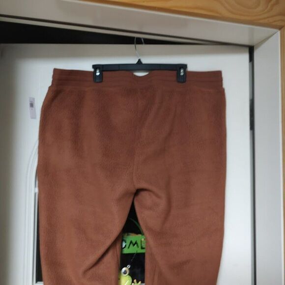 New Old Navy Rust Colored Sherpa Joggers Size Women's XXL - Picture 3 of 3
